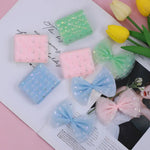 ruban decoratif polyester coeurs iridescents paillettes translucide vert rose bleu clair noir 6cm 5yards
