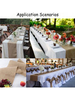 tapis juteux rustique toile jute mariage décoration événementnel nappe matériaux naturels textures grossières