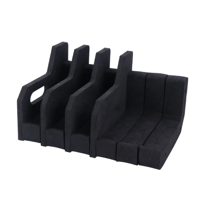 rangement industriel épaisses pièces tiges métalliques vis fixations utilitaires noir mat