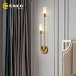 Applique murale or minimaliste pour chambre ou escalier
