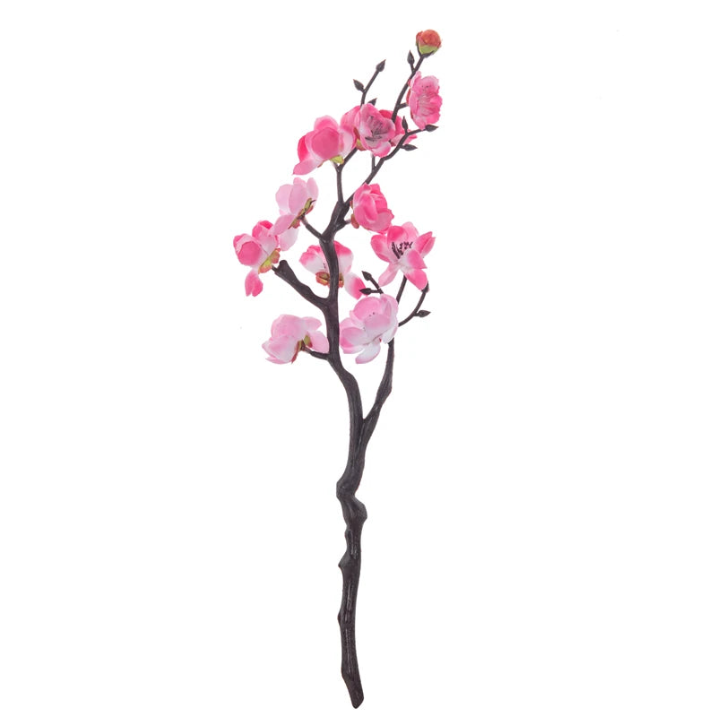 bouquet fleurs artificielles prunier soie maison mariage anniversaire fête baby shower minimalistebranches noires