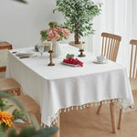 nappe table rétro japonaise beige zigzag blanc extérieur intérieur mariage festivité geometrique
