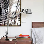 Lampe de chevet design italien pliable à bras long - détail bras