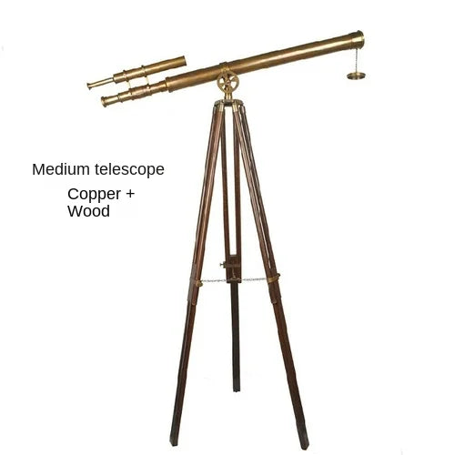 décoration vintage nautique télescope métallique trépied réglable haute qualité chambre salon