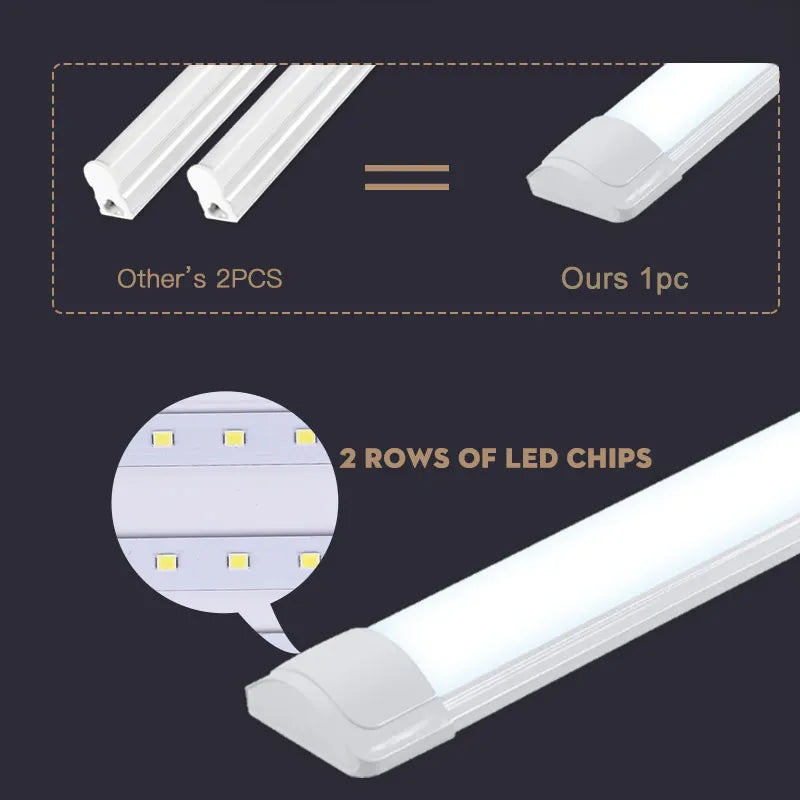 tube led blanc moderne 180v 180° hautes lumens 50000h blancs