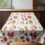 nappe noël moderne imperméele scénique blanche rouge verte jaune festive mariageextérieurhôtel