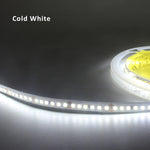 ruban led 12v 24v 120leds 240leds blanc chaud froid naturel adhésif haute luminosité