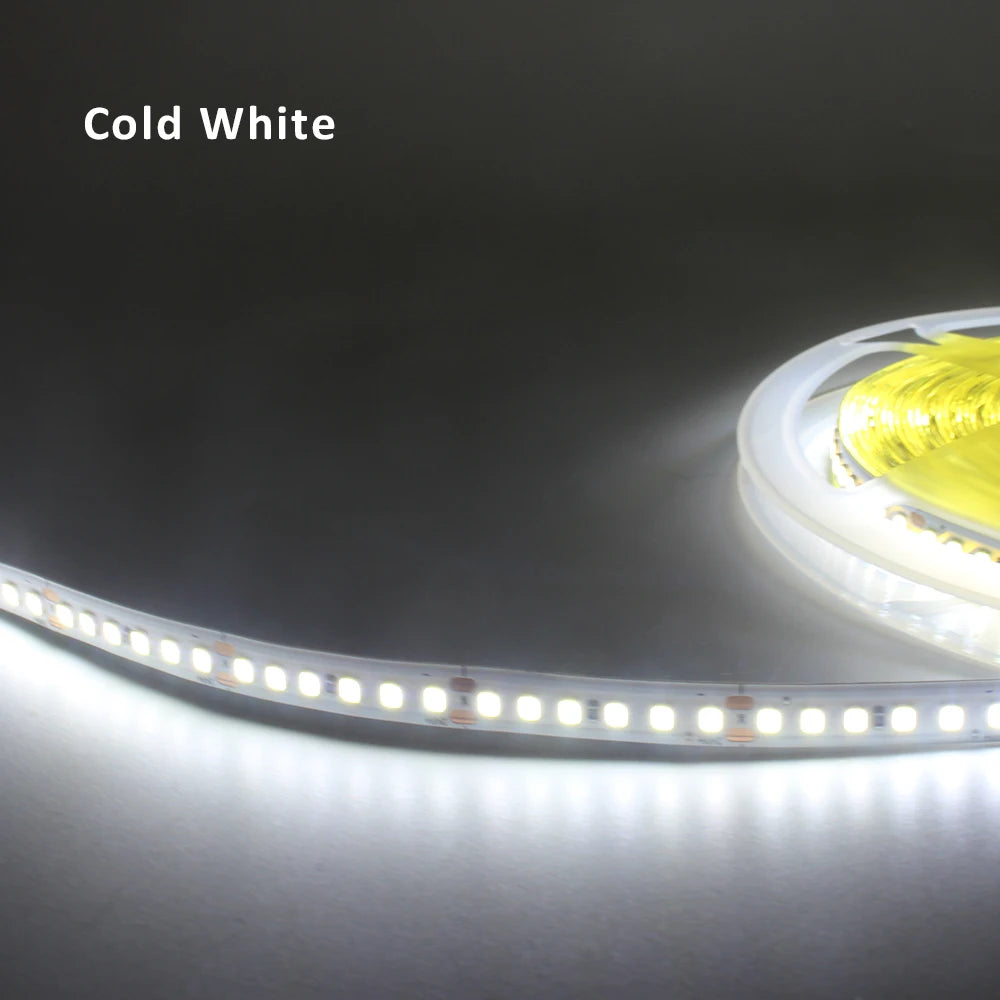 ruban led 12v 24v 120leds 240leds blanc chaud froid naturel adhésif haute luminosité