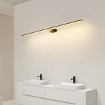 lampe salle bain moderne noir doré fixée mur 20 sources lumineuses led flux lumineux