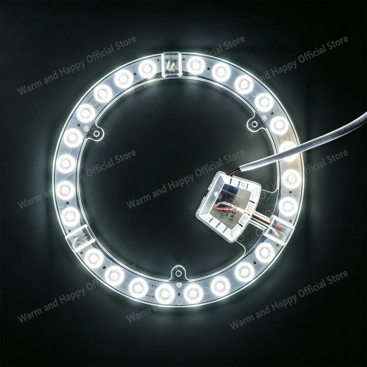 plafonnier led blanc moderne 12w 18w 24w 36w aimants intégrés câble électrique