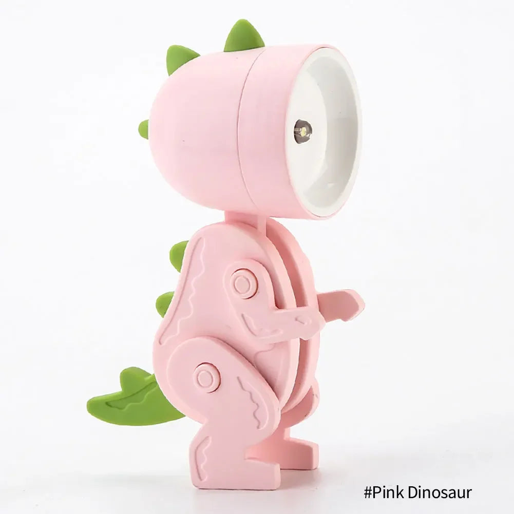 lampe led dinosaure adhésive veilleuse animée chambre salon moderne couleur variée led réglable