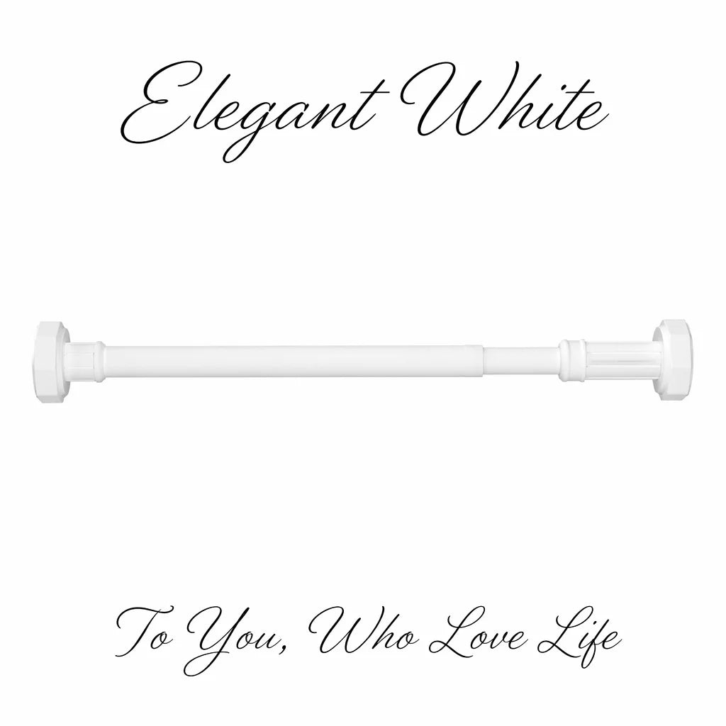 tringle rideau douche extensible acier inoxydable moderne 35 80cm blanc noir argenté