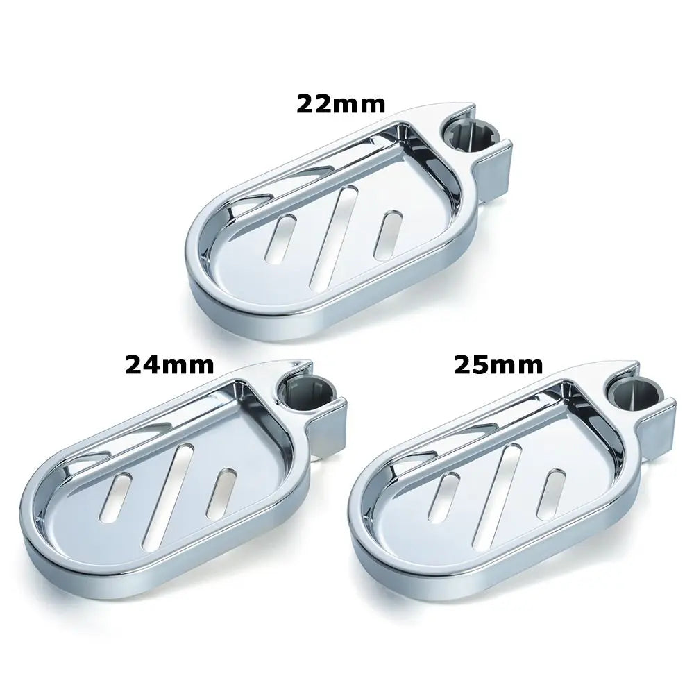 support savon chrome moderne réglables 22mm 24mm 25mm 84mm 166mm plat lisse opaques