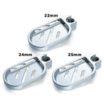 support savon chrome moderne réglables 22mm 24mm 25mm 84mm 166mm plat lisse opaques