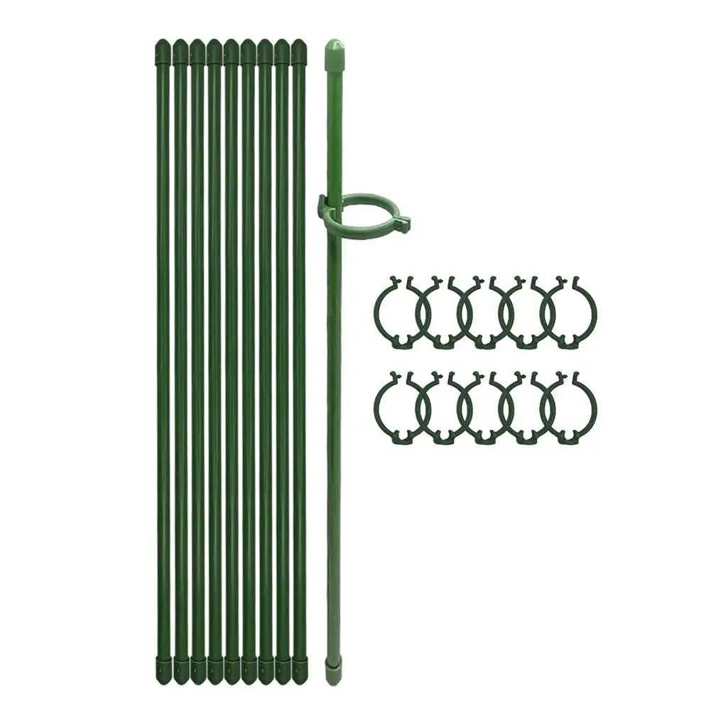 tuteur plante vert simple boucle ajustable support pot fleur jardinextérieurintérieur