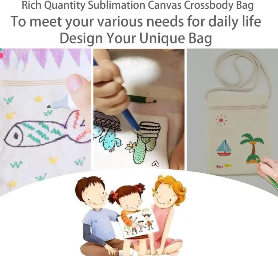 sac bandoulière toile coton beige clair élégants métalliques porte clés cartes monnaie écouteurs simple