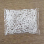 clips papier blancs simples accessoires organisation 100 pièces plastique pp qualité durable économiques
