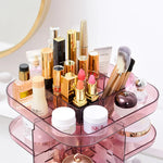 Rotation à 360 degrés de la boîte de rangement cosmétique