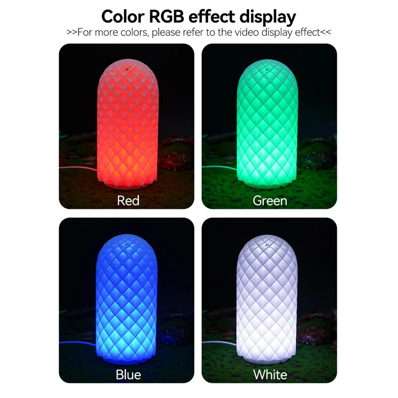kit lampe led diy ajustable aluminium usb télécommande couleur réseau mailles adhésif blanc chaud