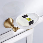 accessoires salle bain bronze finition brossé vis fixations classiques or satiné texture satinée
