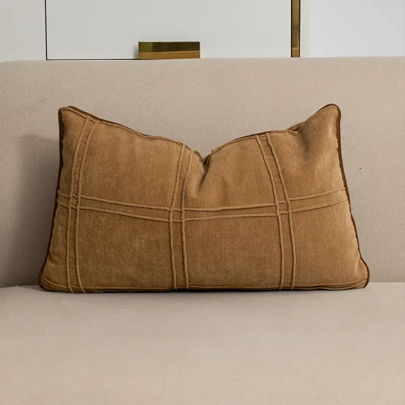 coussins décoratifs modernes motifs géométriques végétaux peluche maison voiture