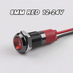 ampoules led 8mm rouge vert jaune bleu blanc étanches fil moderne