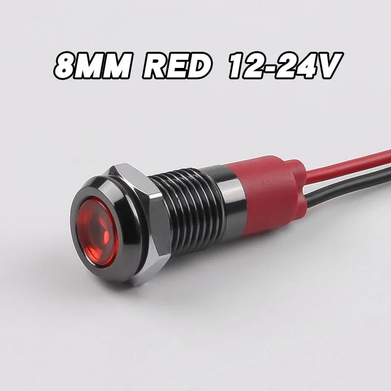 ampoules led 8mm rouge vert jaune bleu blanc étanches fil moderne