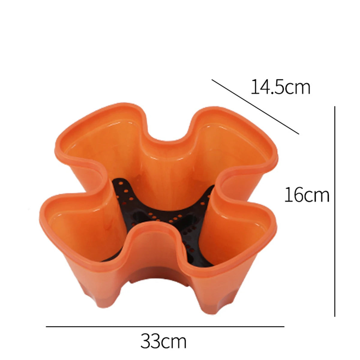 pot fleur empilable roulettes plateau base moderne plante jardin intérieur extérieur