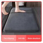 tapis bain absorbant tapis sol salle bain antidérapant gris beige noir doux moderne