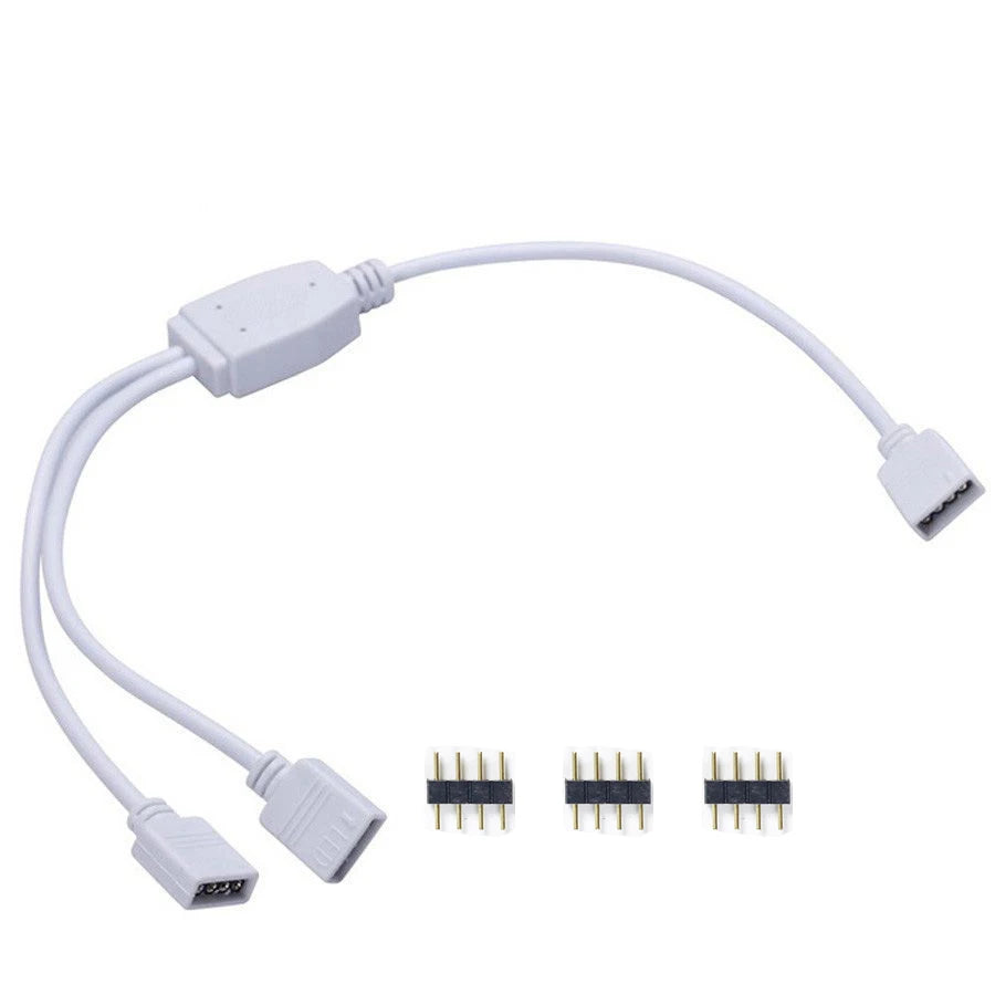 connecteur câble led rgb noir 24v 3528 3014 5050 5730 cee ans