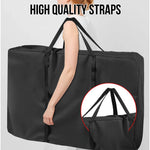 sac rangement polyester réutilisable tables pliantes noir gris utilitaire voyage