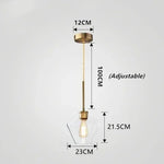 lampe suspendue moderne transparente chaîne dorée ampoule incluse flux lumineux variable certifications multiples sécurité