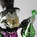 statues articulées détaillées sacs mains sac chapeau costume chaussures dorées rouges noirs vertes