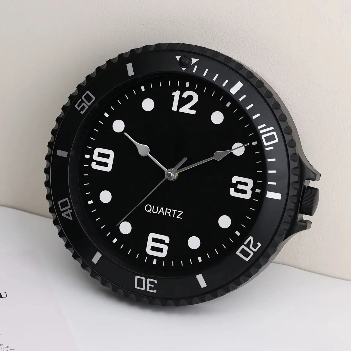 horloge murale moderne quartz aiguille vert noir bleu salon chambre