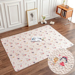 tapis sol animal compagnie coussin cage lapin cochon dindon mat doux imprimé animaux mignons
