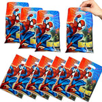 ensemble décoration anniversaire spider man vaisselle jetable nappe assiettes gobelets banderole ballons rouges