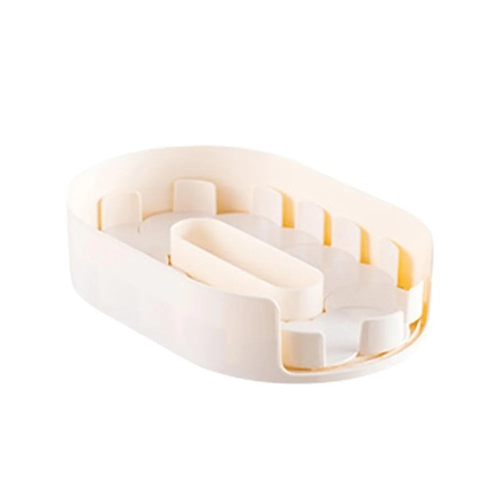 support rangement rotatif transparent moderne boissons réutilisable sans fixation visible