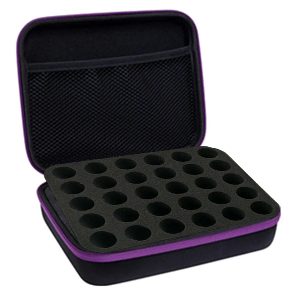 kit creation artisanale noir violet texture mat pratique portable poignée pinceaux fouille pliable