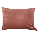 housse coussin velours uni 30x50 cm décoration salon canapé chambre moderne couleur violette