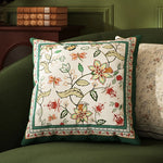 housse coussin motif floral peluche carré décoration maison lit salon voiture chambre coucher
