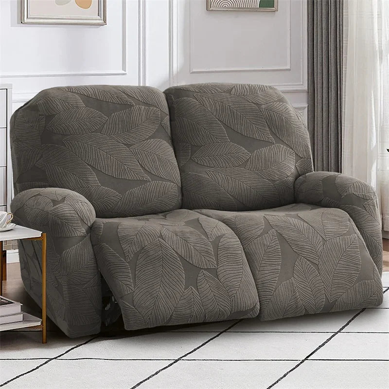 housses canapé vert olive feuilles imprimées moderne adhésif lavable printemps été