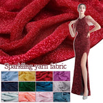 tissu maille pailleté extensible rouge noir bleu rose vert gris costume scène rideau