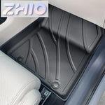 tapis sol voiture noir rayures moderne imperméable protection toutes saisons