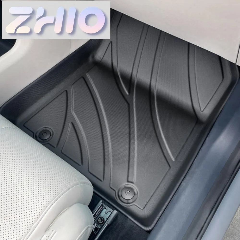 tapis sol voiture noir rayures moderne imperméable protection toutes saisons