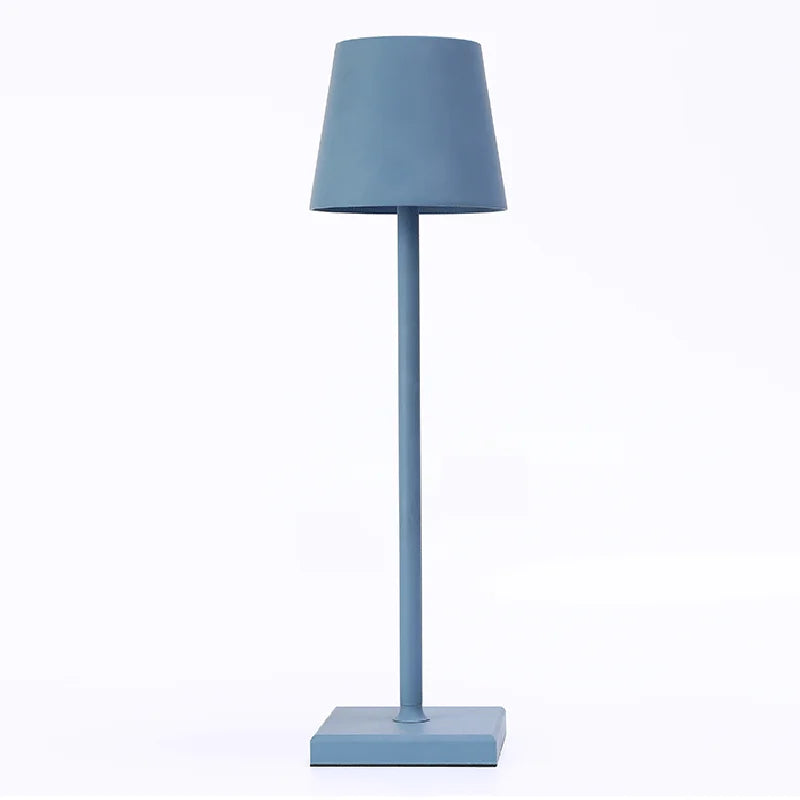 lampe table led moderne rechargeable sans fil intensité réglable étanche ip54 blanc minimaliste