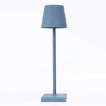 lampe table led moderne rechargeable sans fil intensité réglable étanche ip54 blanc minimaliste