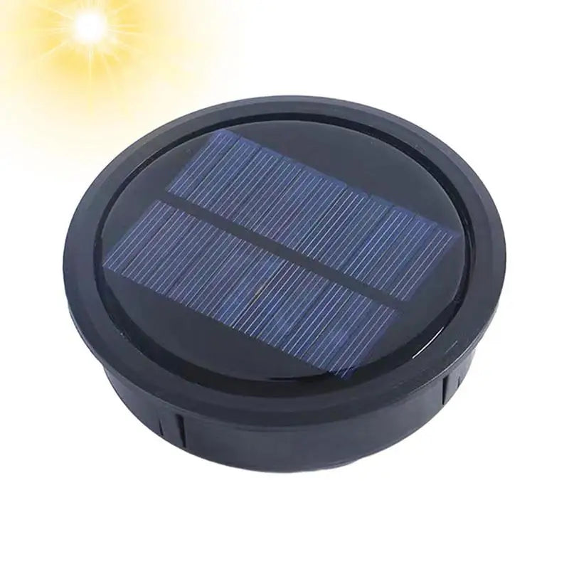 accessoire deco moderne cache lanterne solaire panneau solar noir urgence table exterieur assemble parts