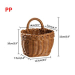 paniers rangement rotin marron clair tressage régulier rustique maison cuisine