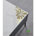 stickers décoratifs ornementaux art déco adhésifs pvc taille 14x14cm 20x20cm 28x28cm 38x38cm floraux géométriques