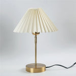 lampe table plissée réglable moderne led adhésive opaques blanc salon chambre